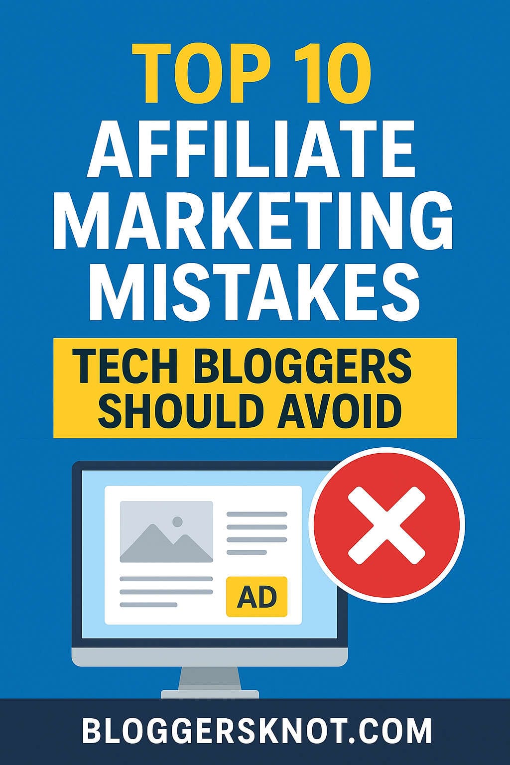 Top 10 Affiliate Marketing Mistakes Tech Bloggers Must Avoid in 2025